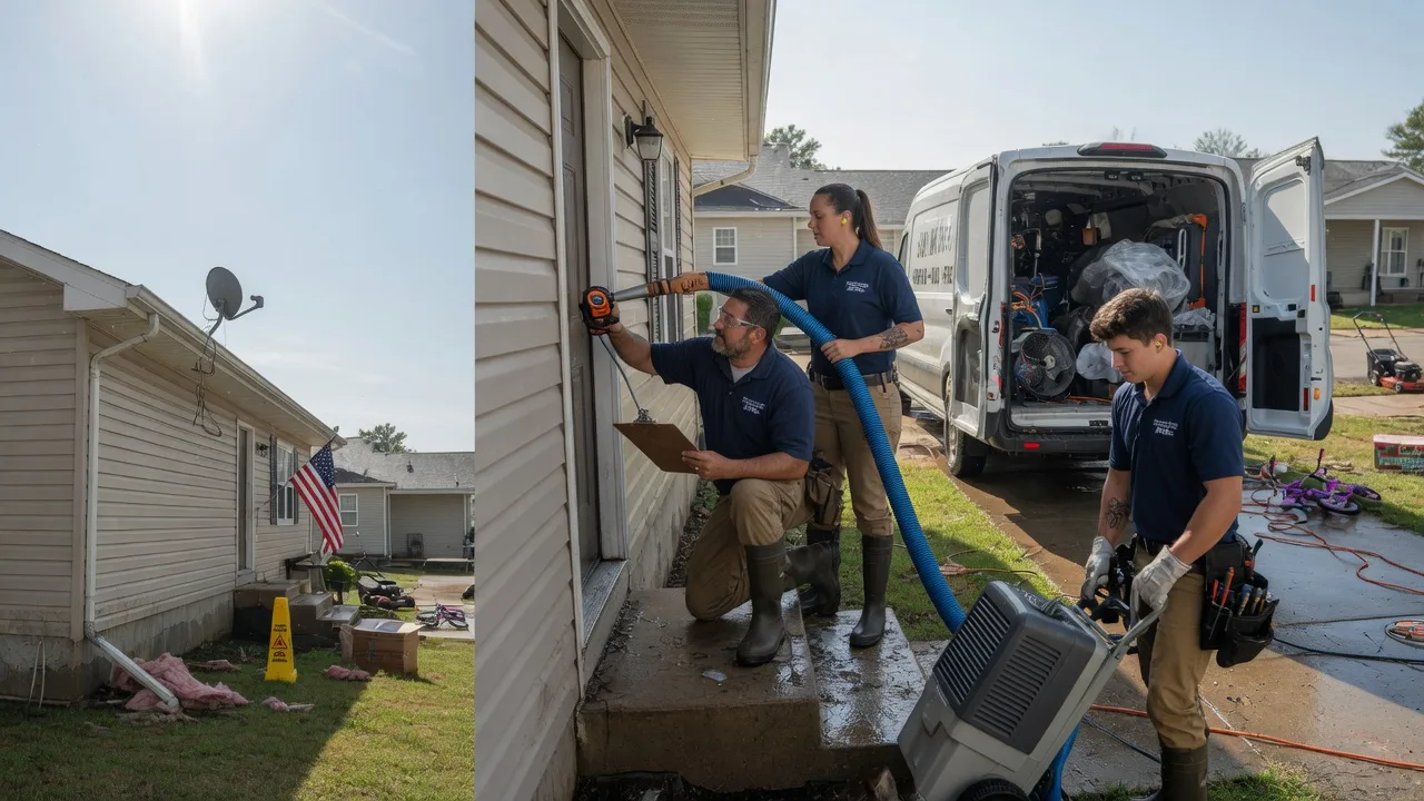 Ceiling Water Damage Restoration in Le Center, MN near me