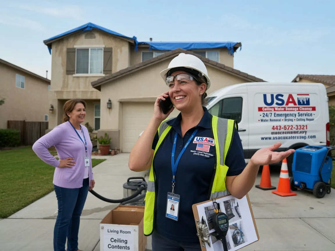 Ceiling Water Damage Restoration Le Center, MN FAQs